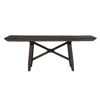 Liberty Furniture - Double Bridge Gathering Table in Dark Chestnut - 152-CD-GTS veiw 2