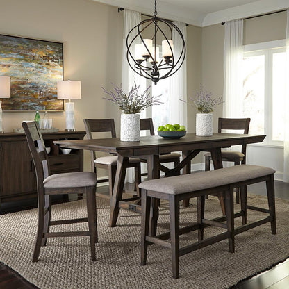 Liberty Furniture - Double Bridge Gathering Table in Dark Chestnut - 152-CD-GTS veiw 8