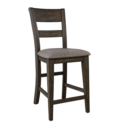 Liberty Furniture - Double Bridge Splat Back Counter Chair  in Dark Chestnut - 152-B250124 veiw 2