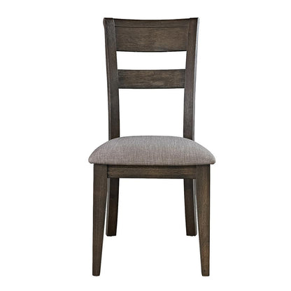 Liberty Furniture - Double Bridge Splat Back Side Chair  in Dark Chestnut - 152-C2501S veiw 3