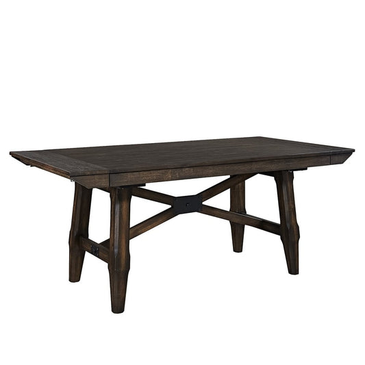 Liberty Furniture - Double Bridge Trestle Table in Dark Chestnut - 152-CD-TRS veiw 2