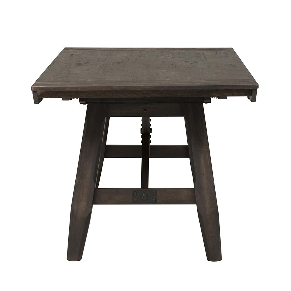 Liberty Furniture - Double Bridge Trestle Table in Dark Chestnut - 152-CD-TRS veiw 4