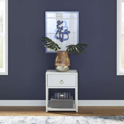 Liberty Furniture - East End 1 Drawer 1 Shelf Accent Table - 2030WH-AT2126 veiw 1