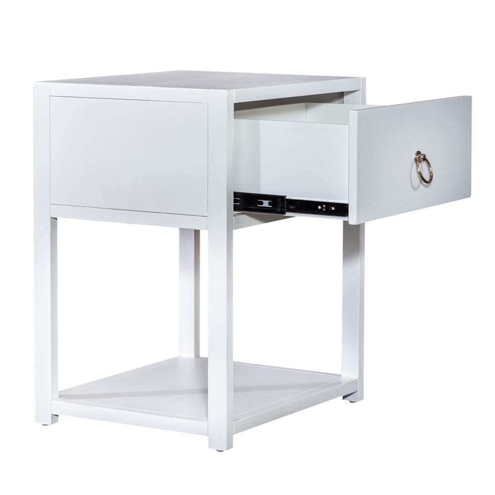 Liberty Furniture - East End 1 Drawer 1 Shelf Accent Table - 2030WH-AT2126 veiw 8