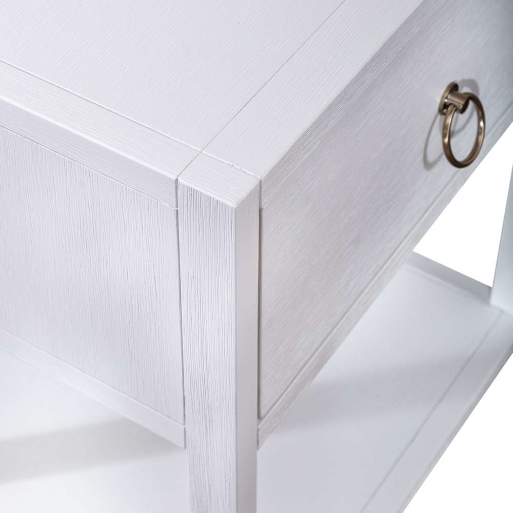 Liberty Furniture - East End 1 Drawer 1 Shelf Accent Table - 2030WH-AT2126 veiw 9