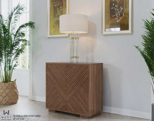 Liberty Furniture - Easton 2 Door Accent Cabinet in Urban Bronze - 214-AC36 veiw 1