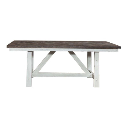 Liberty Furniture - Farmhouse Fixed Top Trestle Table - 139WH-T4078 veiw 3