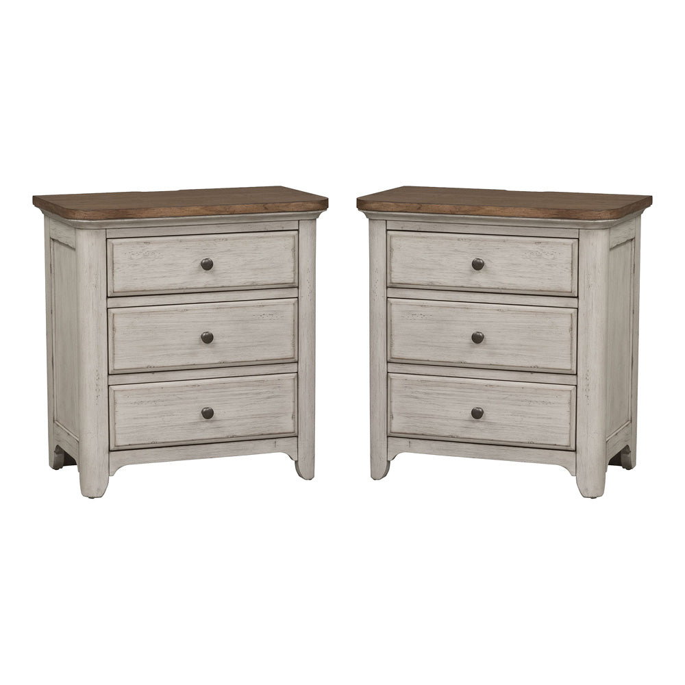 Liberty Furniture - Farmhouse Reimagined 2 Night Stands - 652-BR-2NS view 1