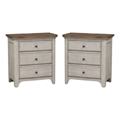 Liberty Furniture - Farmhouse Reimagined 2 Night Stands - 652-BR-2NS view 1