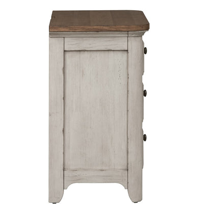 Liberty Furniture - Farmhouse Reimagined 3 Drawer Night Stand - 652-BR61 veiw 4