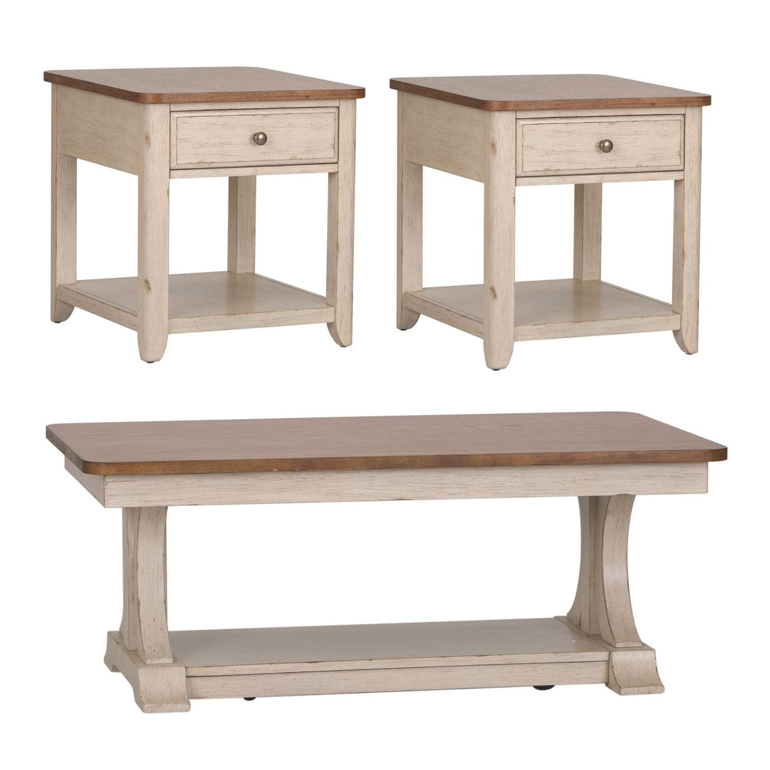 Liberty Furniture - Farmhouse Reimagined 3 Piece Set - 652-OT-3PCS veiw 1