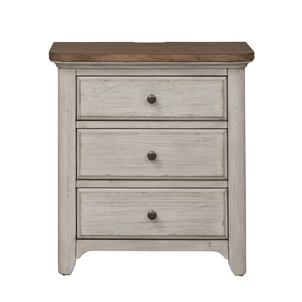 Liberty Furniture - Farmhouse Reimagined 4 Piece Queen Poster Bed, Dresser & Mirror, Nightstand Set - 652-BR-QPSDMN veiw 5