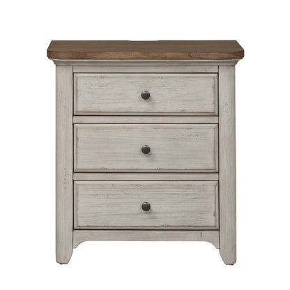 Liberty Furniture - Farmhouse Reimagined 4 Piece Queen Poster Bed, Dresser & Mirror, Nightstand Set - 652-BR-QPSDMN veiw 5