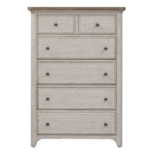 Liberty Furniture - Farmhouse Reimagined 5 Drawer Chest - 652-BR41 veiw 1