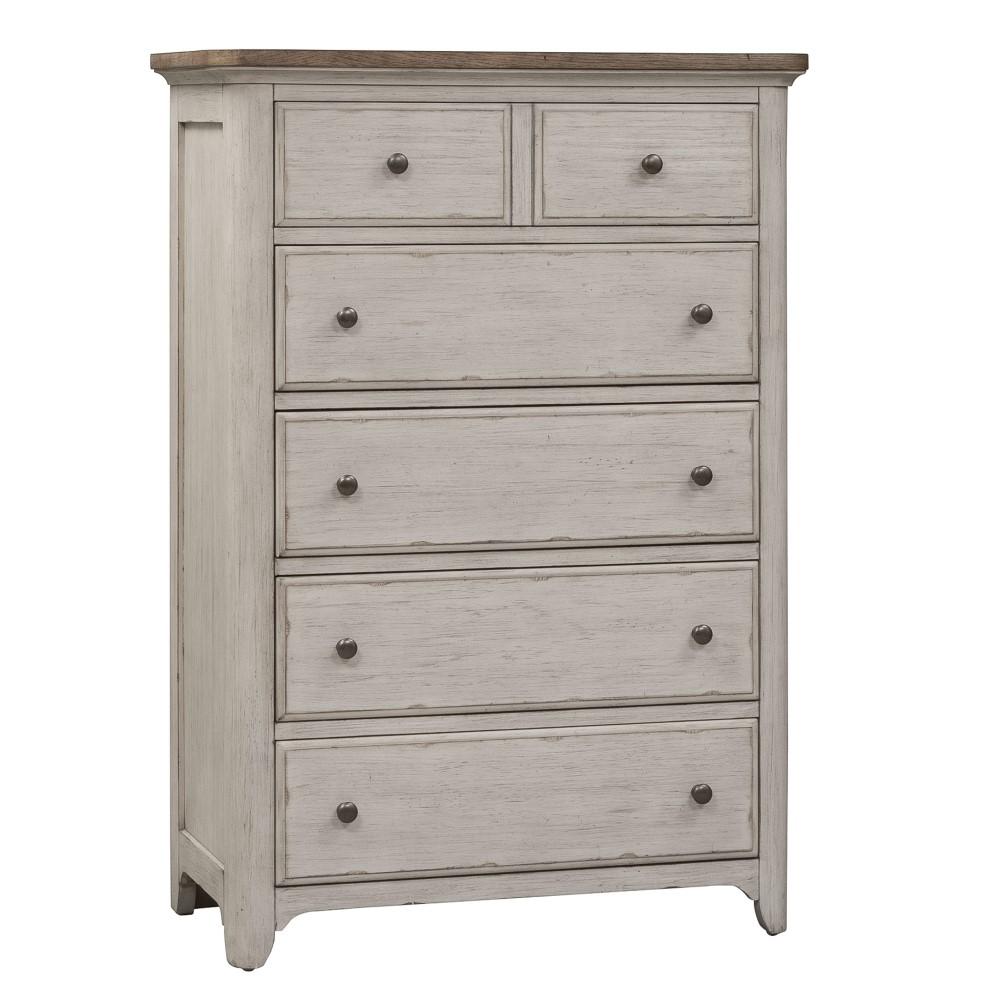 Liberty Furniture - Farmhouse Reimagined 5 Drawer Chest - 652-BR41 veiw 3