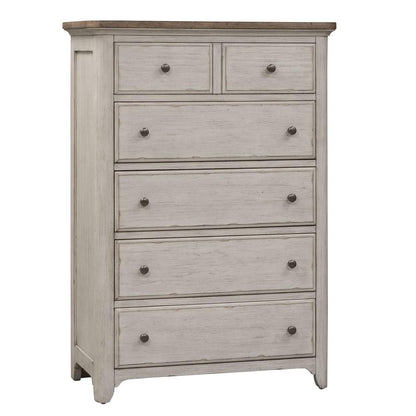 Liberty Furniture - Farmhouse Reimagined 5 Drawer Chest - 652-BR41 veiw 3