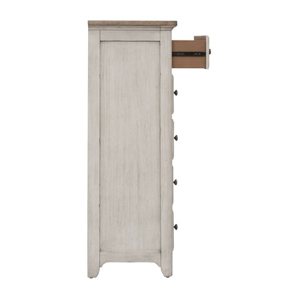 Liberty Furniture - Farmhouse Reimagined 5 Drawer Chest - 652-BR41 veiw 5