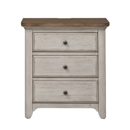 Liberty Furniture - Farmhouse Reimagined 5 Piece Queen Poster Bed, Dresser & Mirror, Chest, Nightstand Set - 652-BR-QPSDMCN veiw 6