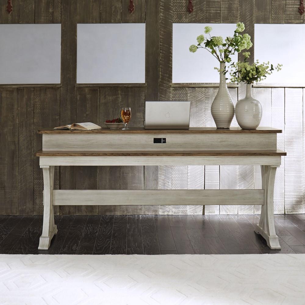 Liberty Furniture - Farmhouse Reimagined Console Bar Table - 652-OT7636 veiw 1