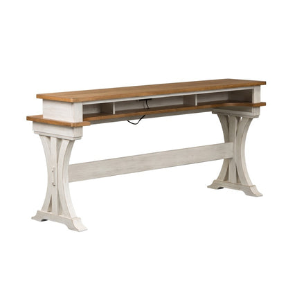 Liberty Furniture - Farmhouse Reimagined Console Bar Table - 652-OT7636 veiw 2