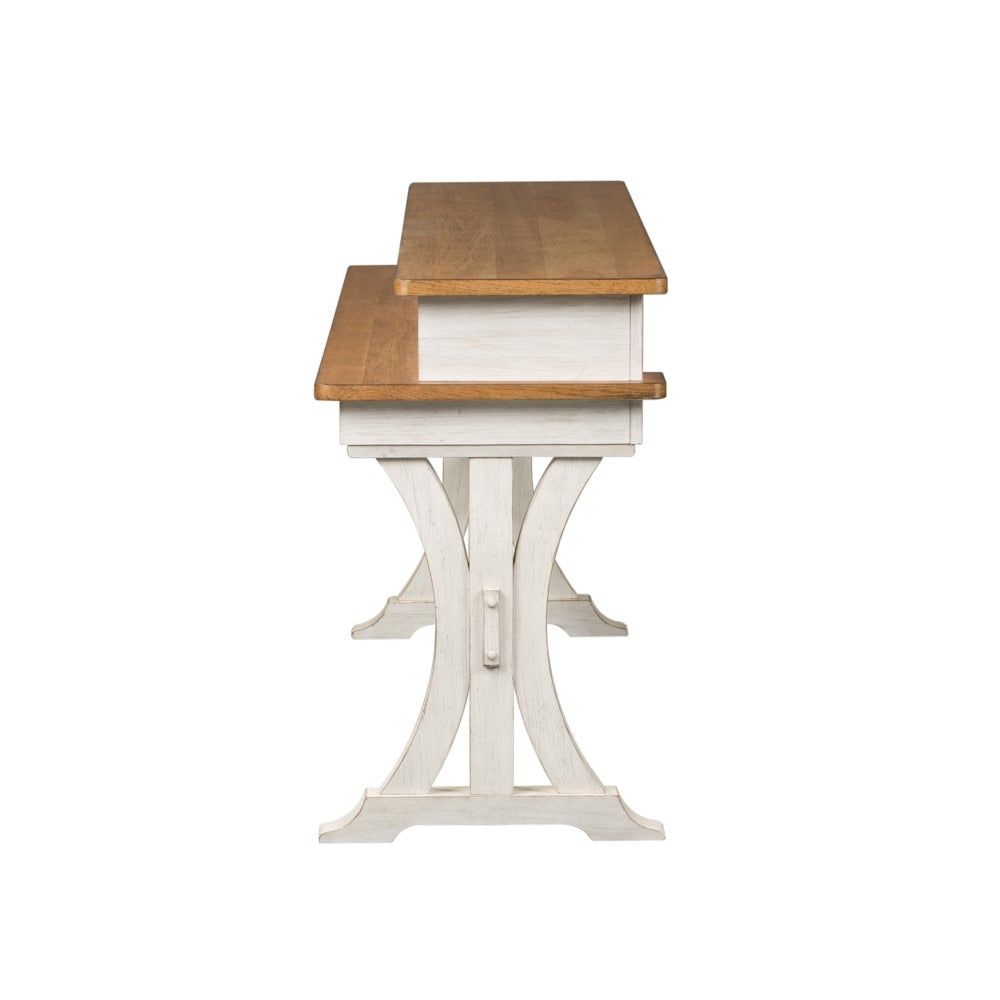 Liberty Furniture - Farmhouse Reimagined Console Bar Table - 652-OT7636 veiw 3