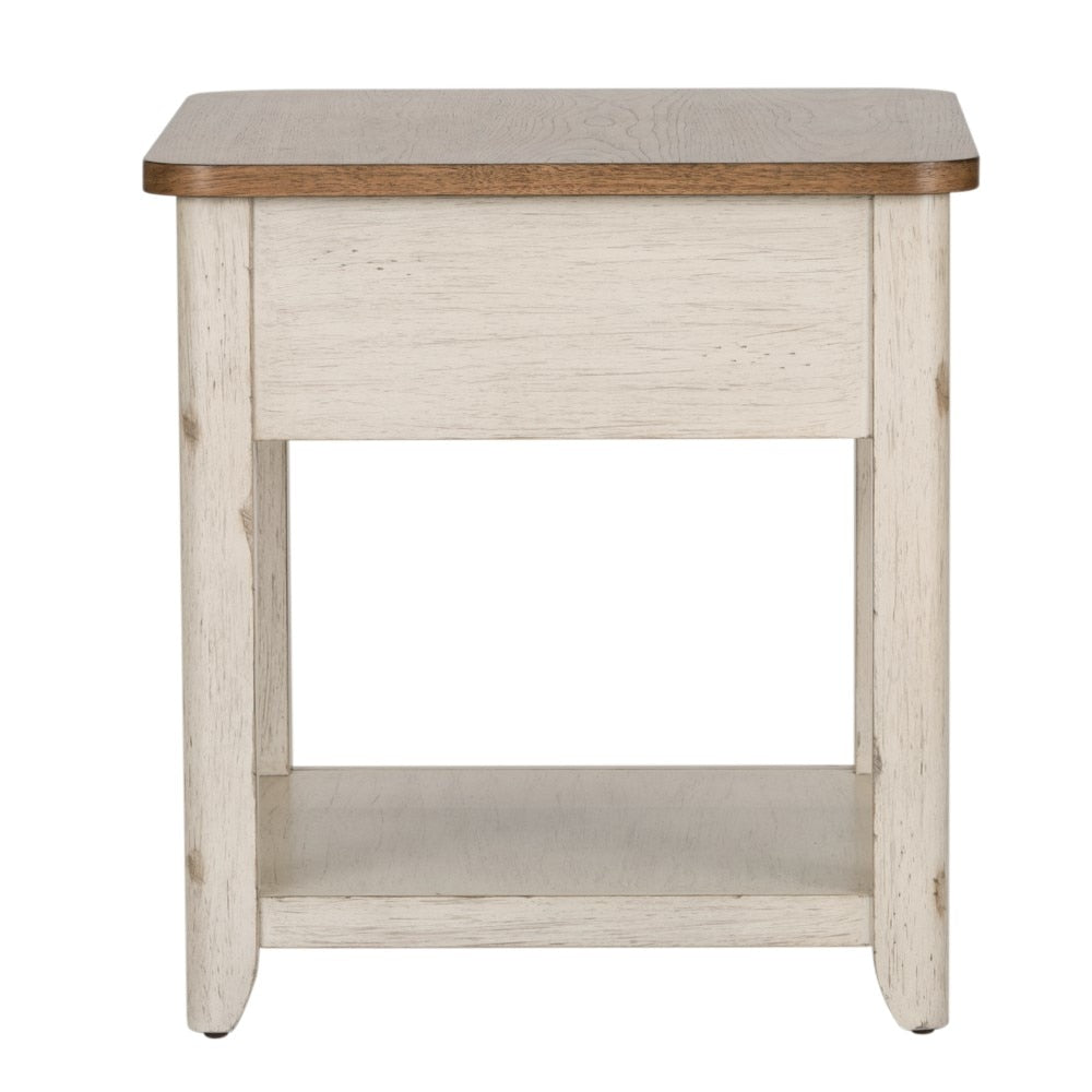 Liberty Furniture - Farmhouse Reimagined End Table with Basket - 652-OT1020 veiw 4
