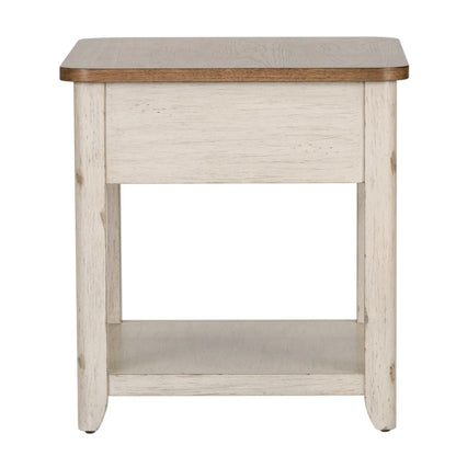 Liberty Furniture - Farmhouse Reimagined End Table with Basket - 652-OT1020 veiw 4