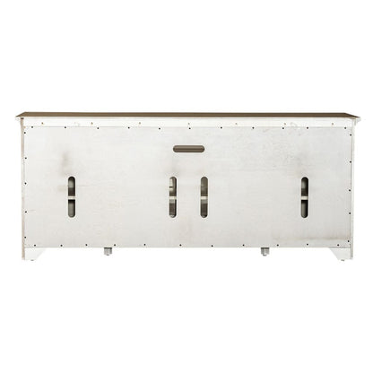Liberty Furniture - Farmhouse Reimagined - Entertainment TV Stand in White - 652-TV72 view 5