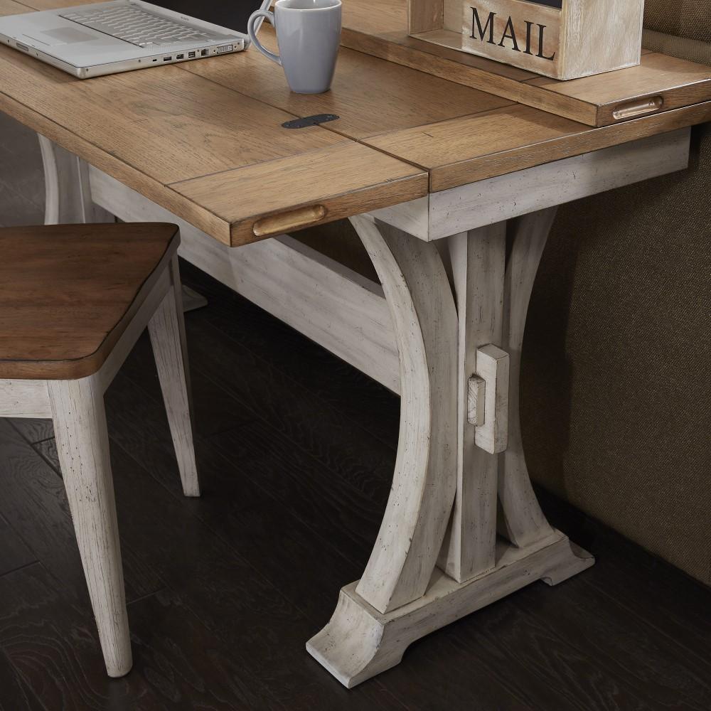 Liberty Furniture - Farmhouse Reimagined Flip Lid Sofa Table - 652-OT1031 veiw 9