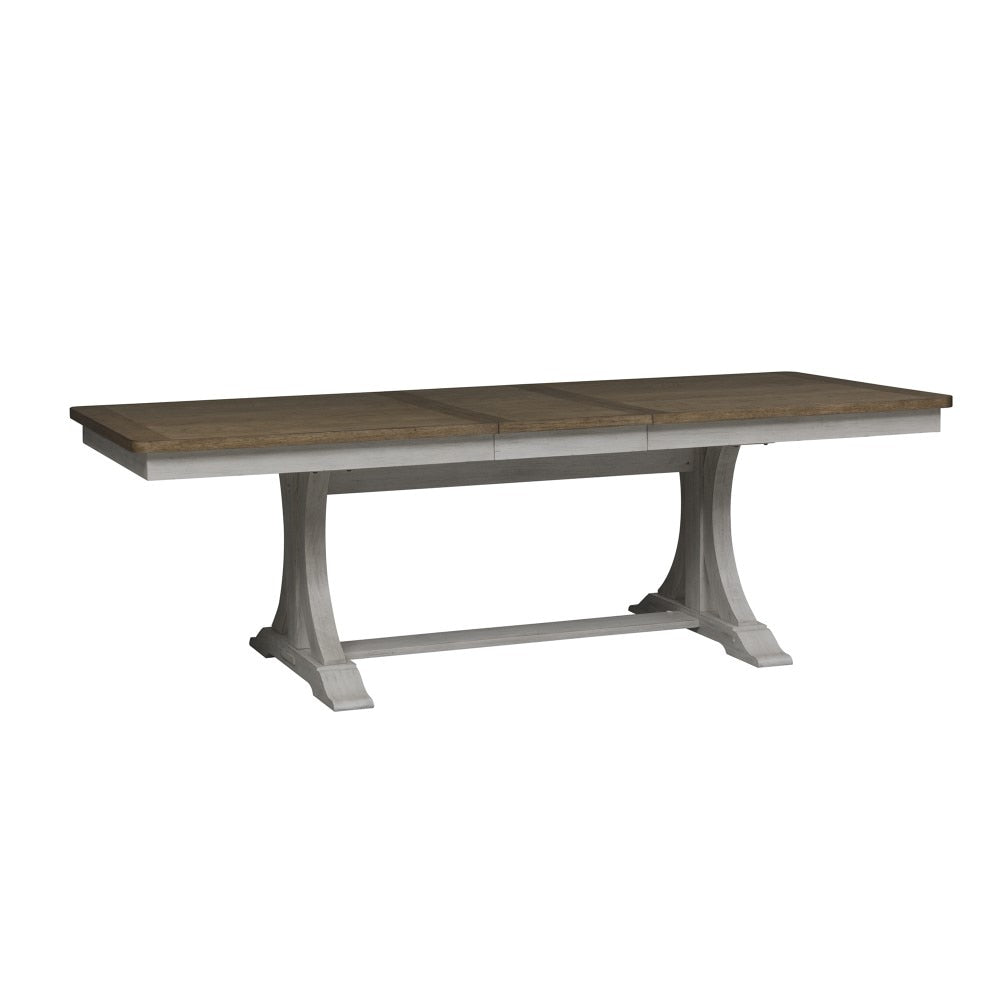 Liberty Furniture - Farmhouse Reimagined 7 Piece Trestle Table Set - 652-DR-O7TRS veiw 4