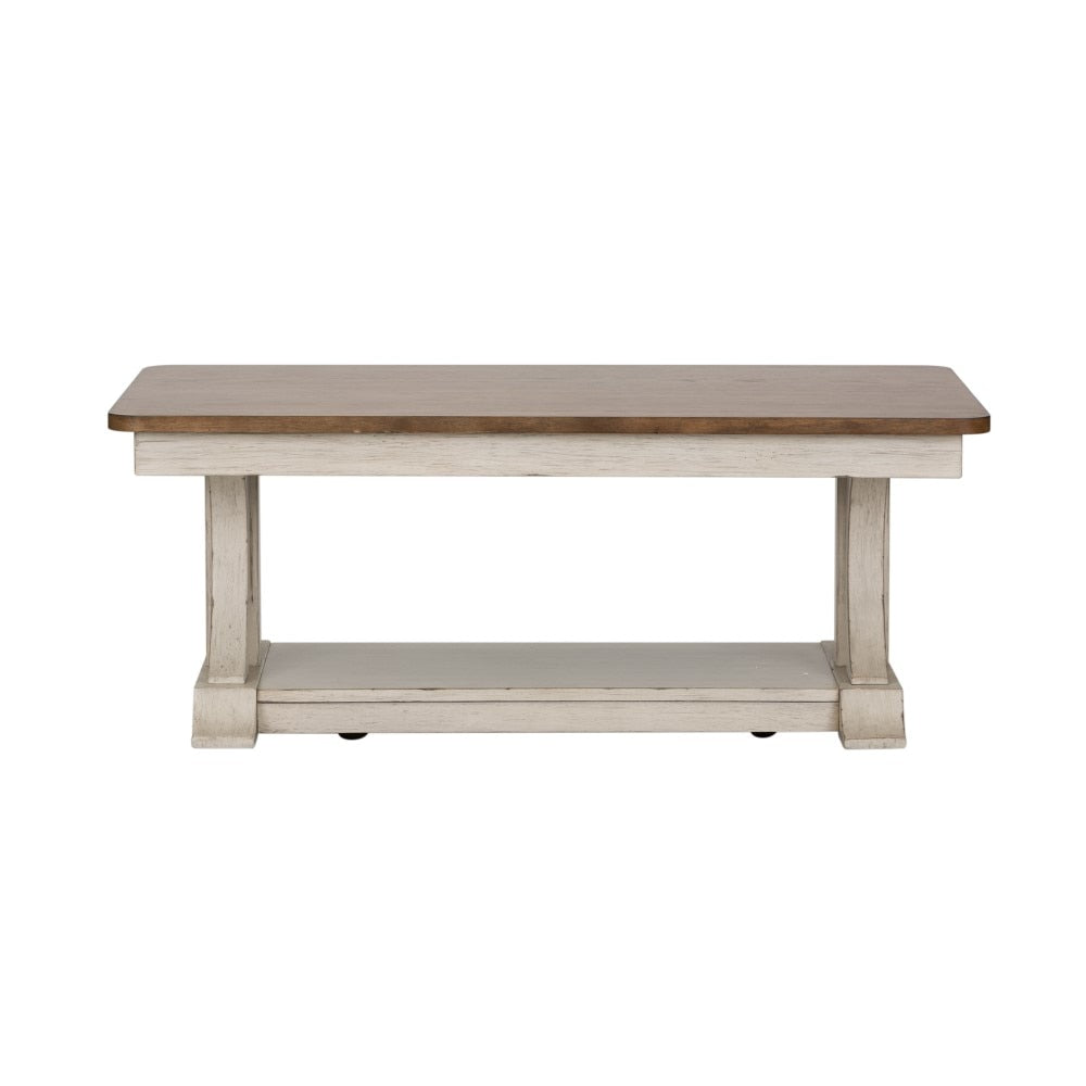 Liberty Furniture - Farmhouse Reimagined Rectangular Cocktail Table - 652-OT1010 veiw 1