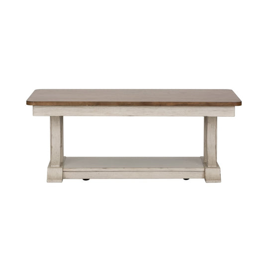 Liberty Furniture - Farmhouse Reimagined Rectangular Cocktail Table - 652-OT1010 veiw 1