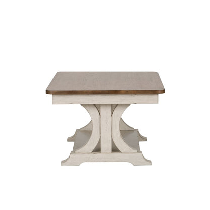 Liberty Furniture - Farmhouse Reimagined Rectangular Cocktail Table - 652-OT1010 veiw 4