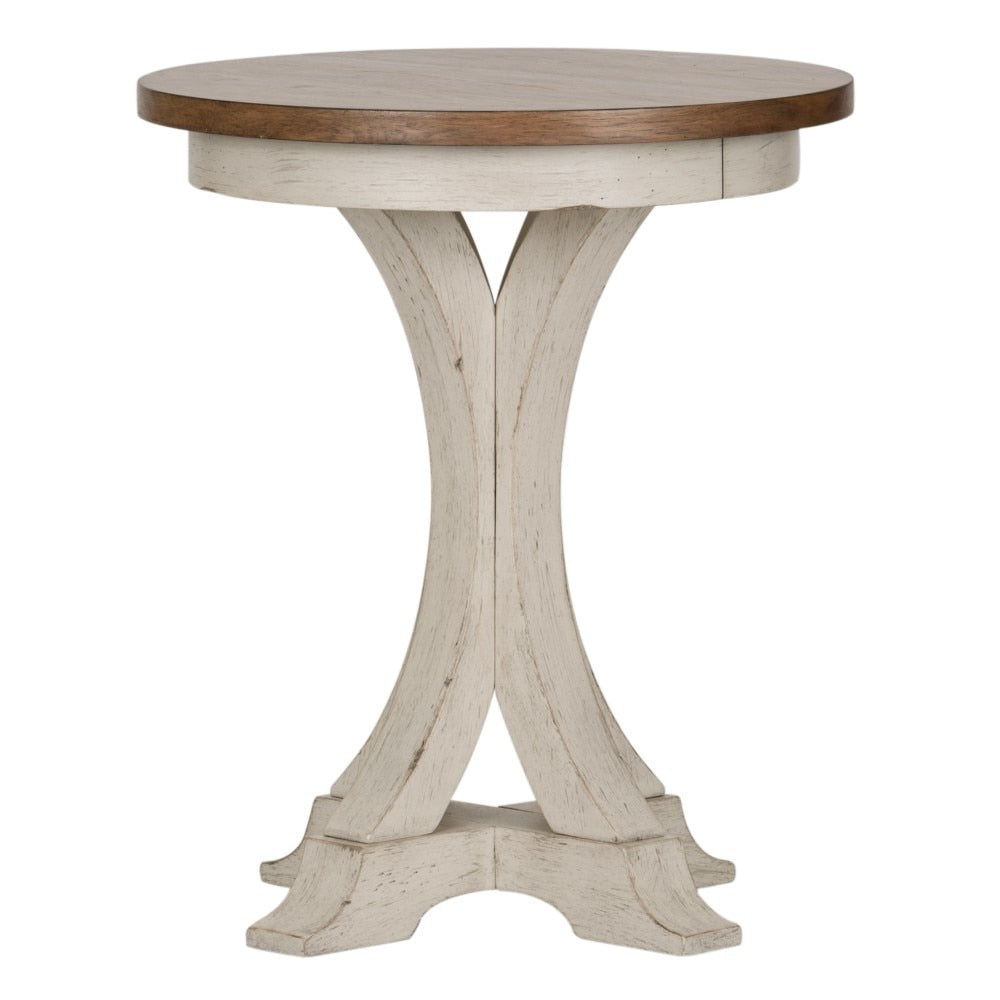 Liberty Furniture - Farmhouse Reimagined Round Chair Side Table - 652-OT1021 veiw 1