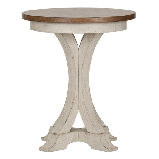 Liberty Furniture - Farmhouse Reimagined Round Chair Side Table - 652-OT1021 veiw 1