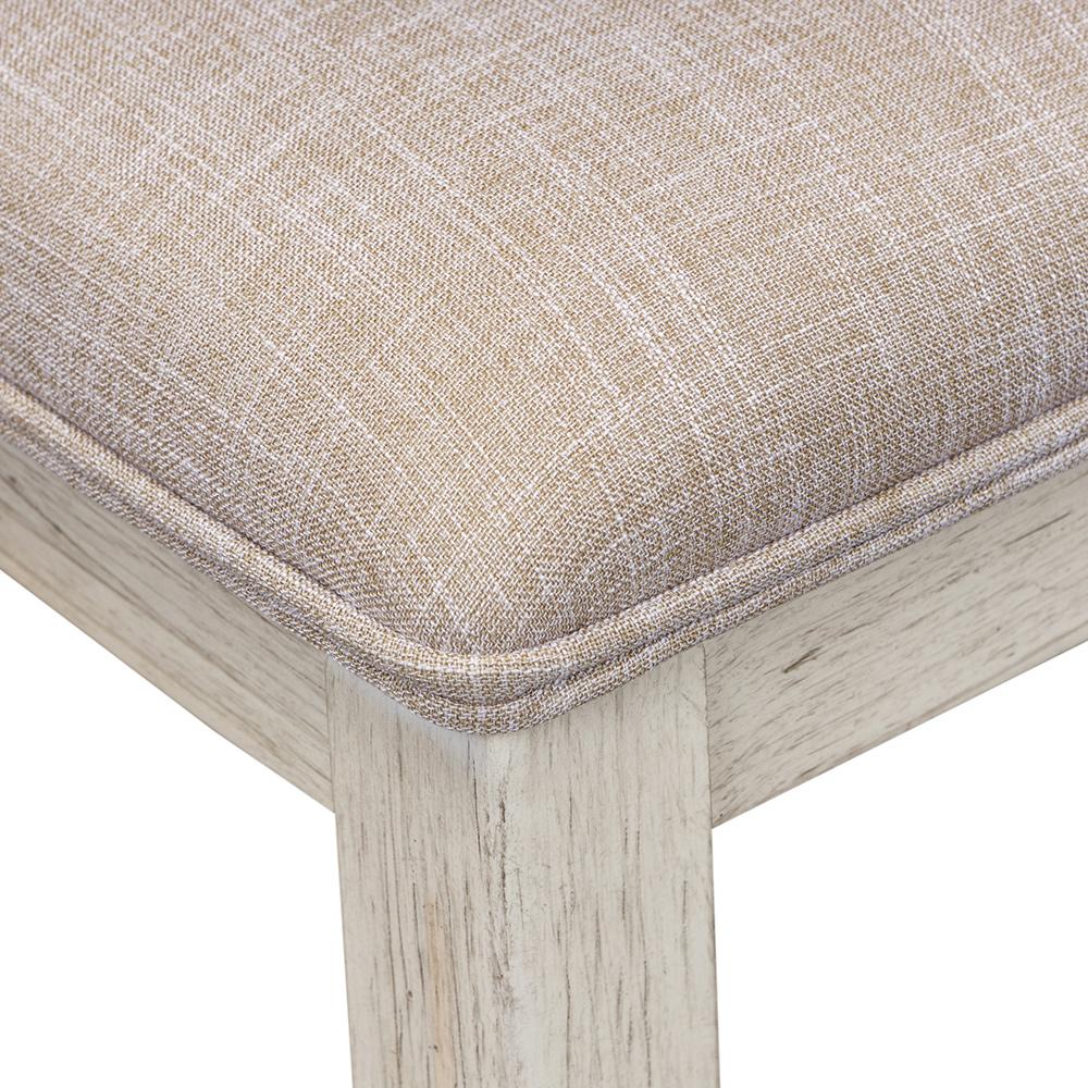 Liberty Furniture - Farmhouse Reimagined Splat Back Side Chair  in Antique White w/ Chestnut Tops - 652-C6501S veiw 7