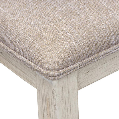 Liberty Furniture - Farmhouse Reimagined Splat Back Side Chair  in Antique White w/ Chestnut Tops - 652-C6501S veiw 7