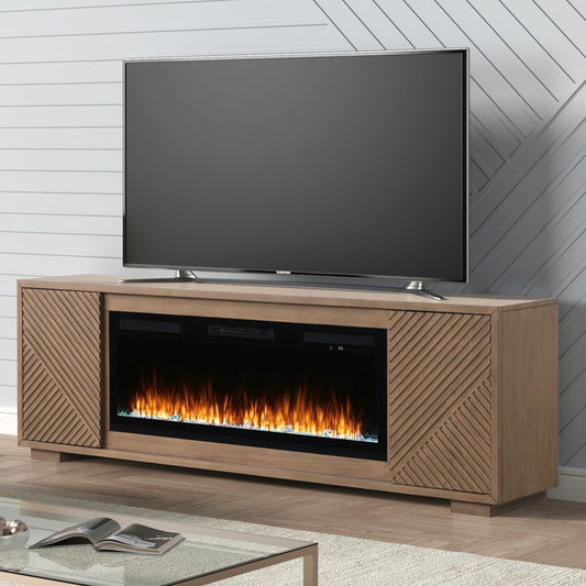 Liberty Furniture - Fireplace TV Consoles 214 84 Inch Console w/ Fire FTS - FIRE-BOX-214-84FTS view 1