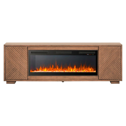 Liberty Furniture - Fireplace TV Consoles 214 84 Inch Console w/ Fire FTS - FIRE-BOX-214-84FTS view 3
