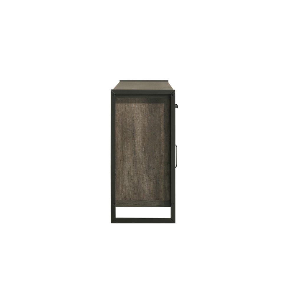 Liberty Furniture - Fireplace TV Consoles - 686 78 Inch Console w/ Fire FTS in Brown - FIRE-BOX-686-78FTS view 4