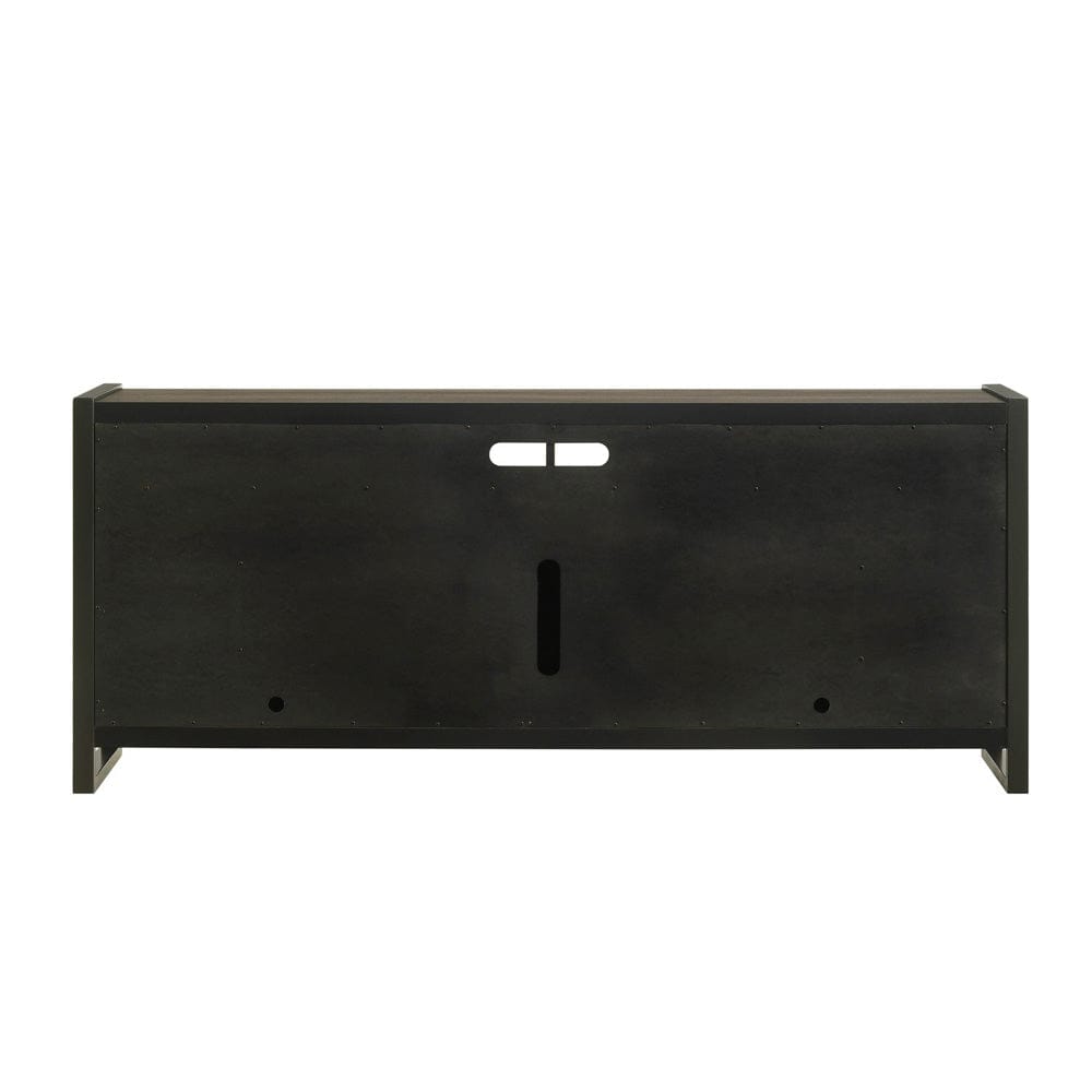 Liberty Furniture - Fireplace TV Consoles - 686 78 Inch Console w/ Fire FTS in Brown - FIRE-BOX-686-78FTS view 5
