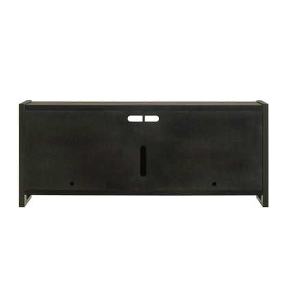 Liberty Furniture - Fireplace TV Consoles - 686 78 Inch Console w/ Fire FTS in Brown - FIRE-BOX-686-78FTS view 5