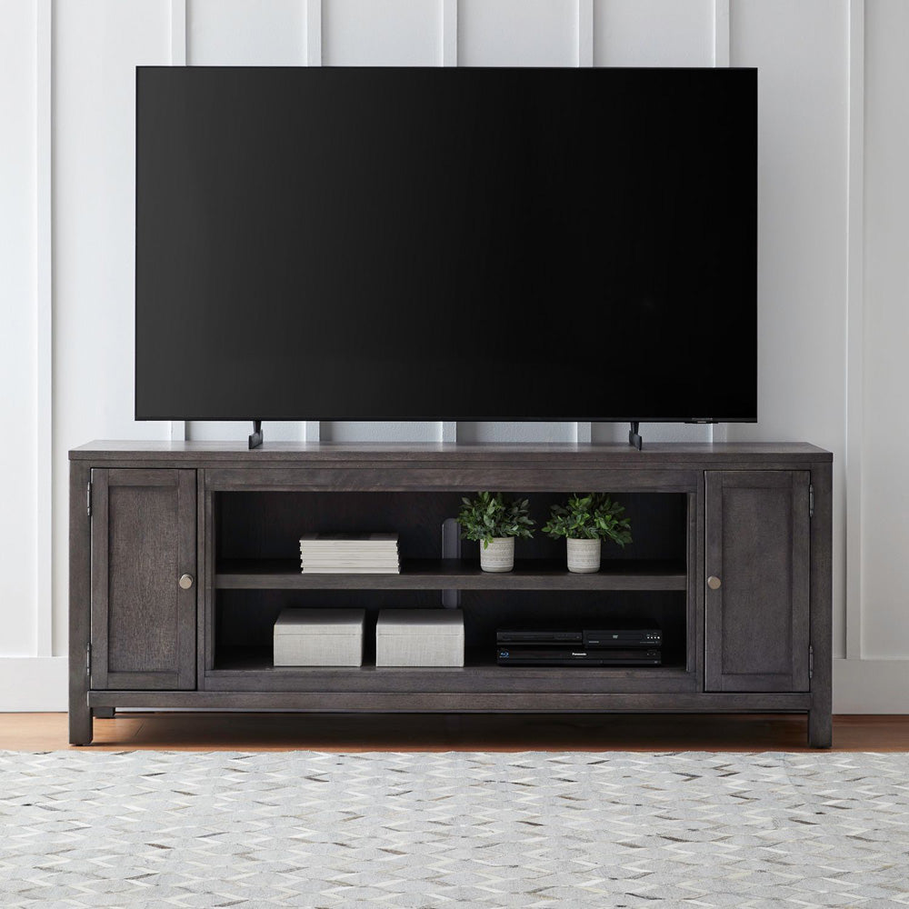 Liberty Furniture - Fireplace TV Consoles 78 Inch Fireplace TV Console - FIRE-406-TV78FTS view 1