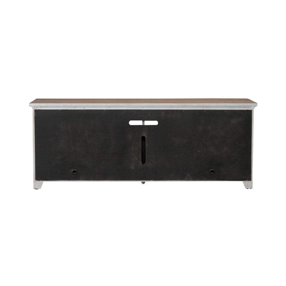 Liberty Furniture - Fireplace TV Consoles - 79 Inch Fireplace TV Console in Brown - FIRE-652-TV79F view 5