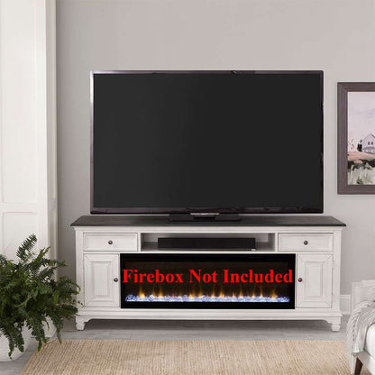 Liberty Furniture - Fireplace TV Consoles 80 Inch Fireplace TV Console - FIRE-417-TV80F veiw 2