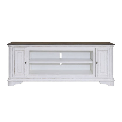 Liberty Furniture - Fireplace TV Consoles - 82 Inch Fireplace TV Console in Brown - FIRE-244-TV82FTS view 3