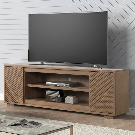 Liberty Furniture - Fireplace TV Consoles 84 Inch Fireplace TV Console - FIRE-214-TV84FTS view 1
