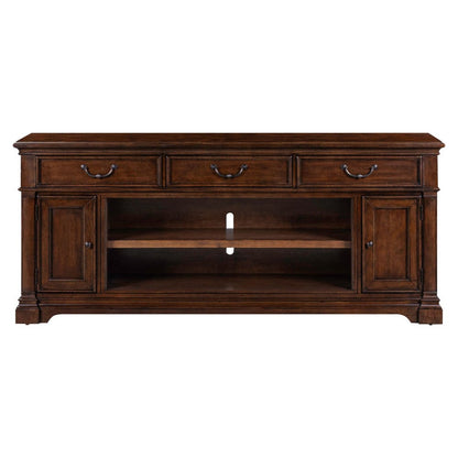 Liberty Furniture - Fireplace TV Consoles - 84 Inch Fireplace TV Console in Brown - FIRE-512-TV84FTS view 3