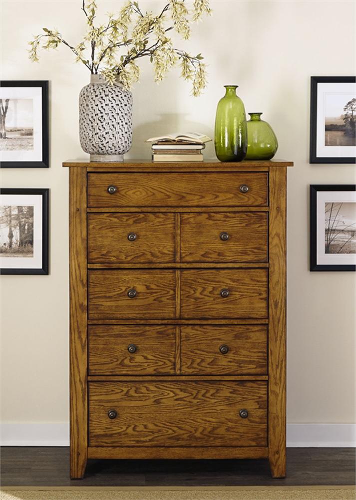 Liberty Furniture - Grandpas Cabin 5 Drawer Chest - 175-BR41 veiw 1