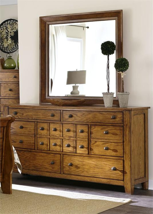 Liberty Furniture - Grandpas Cabin Dresser & Mirror - 175-BR-DM veiw 1